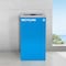 Alpine Industries 87 Gal. 3-Stream Steel Mixed and Open Square Lid Commercial Trash Can and Blue Recycling Station ALP4450-BLK-KIT18 - alternate 9
